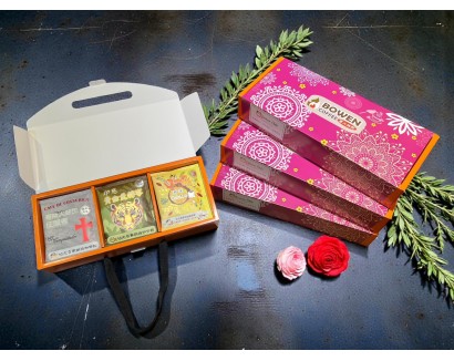 【伯元馬年特惠】濃郁厚實15入濾掛咖啡禮盒(手提掀蓋紙盒)