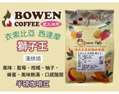 【伯元咖啡】淺烘焙-衣索比亞-西達摩-獅子王【日曬】咖啡豆半磅 手工挑豆 新鮮烘焙