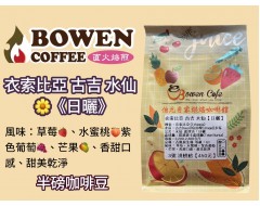 【伯元咖啡】淺烘焙-衣索比亞-古吉-水仙【日曬】半磅咖啡豆 手工挑豆 新鮮烘焙