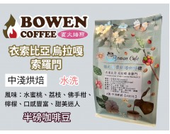 【伯元咖啡】中淺烘焙-衣索比亞-古吉/烏拉嘎-索羅門村【水洗】半磅咖啡豆 手工挑豆 新鮮烘焙